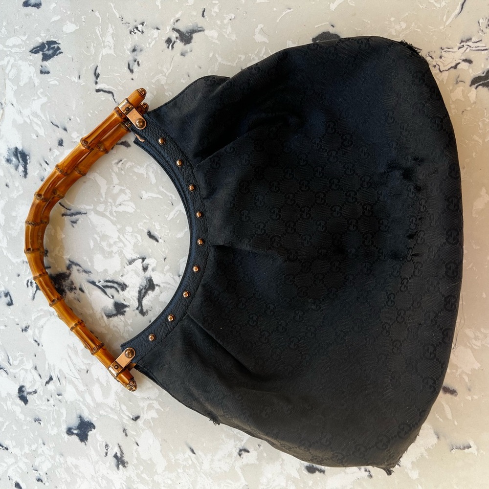 Gucci Black Monogram Canvas